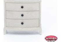 universal furniture beige three drawer  image   