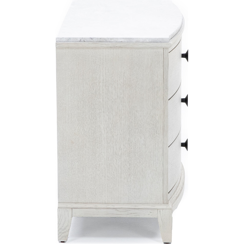 universal furniture beige three drawer   