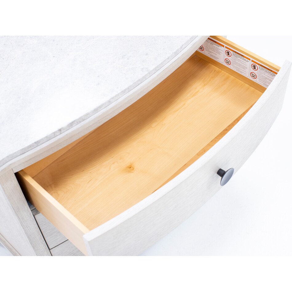 universal furniture beige three drawer   