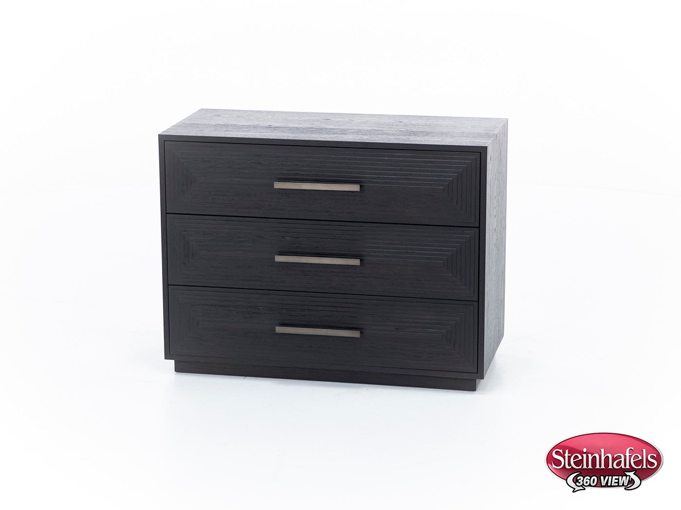 universal furniture black three drawer  image   