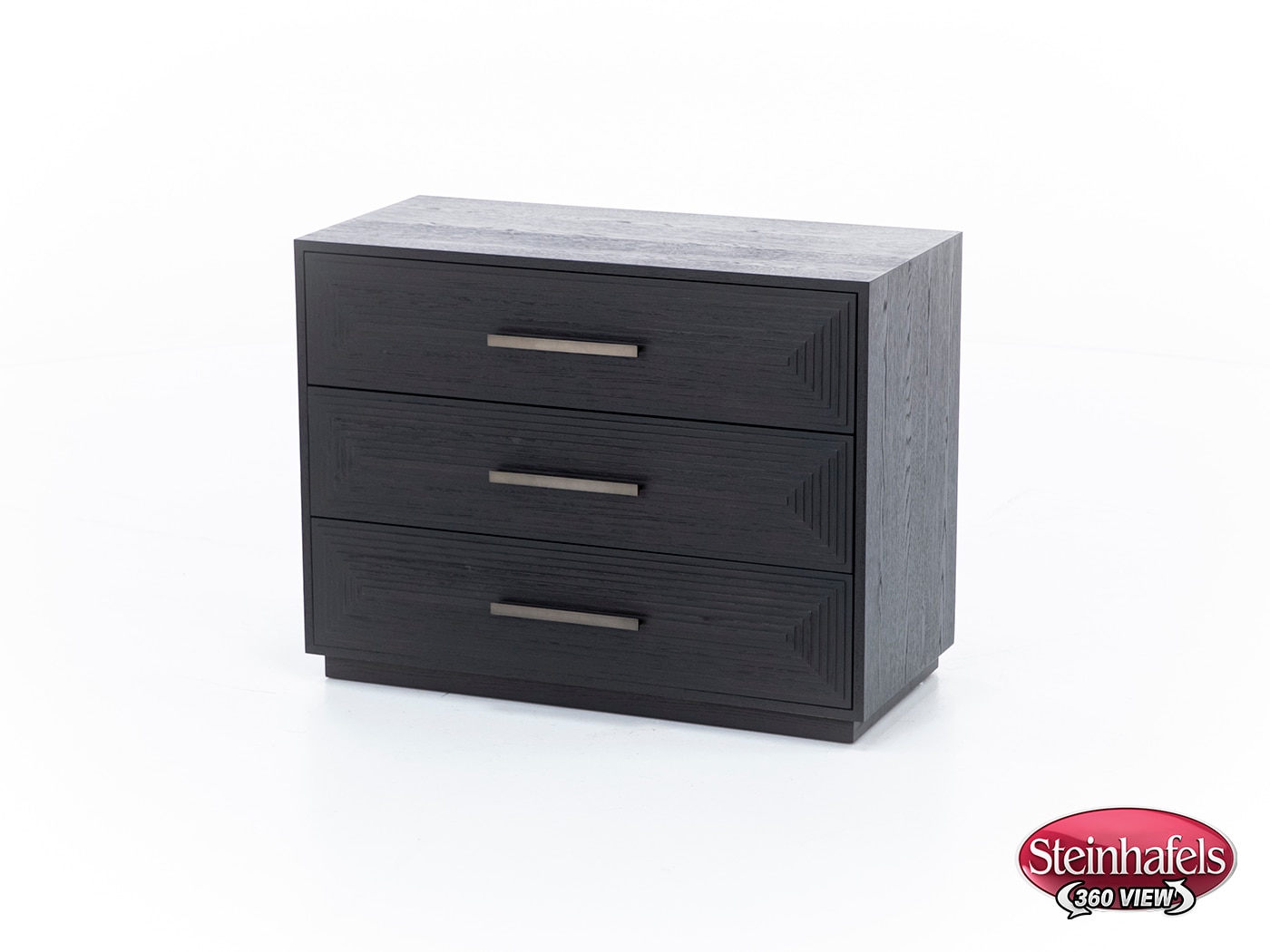 universal furniture black three drawer  image   
