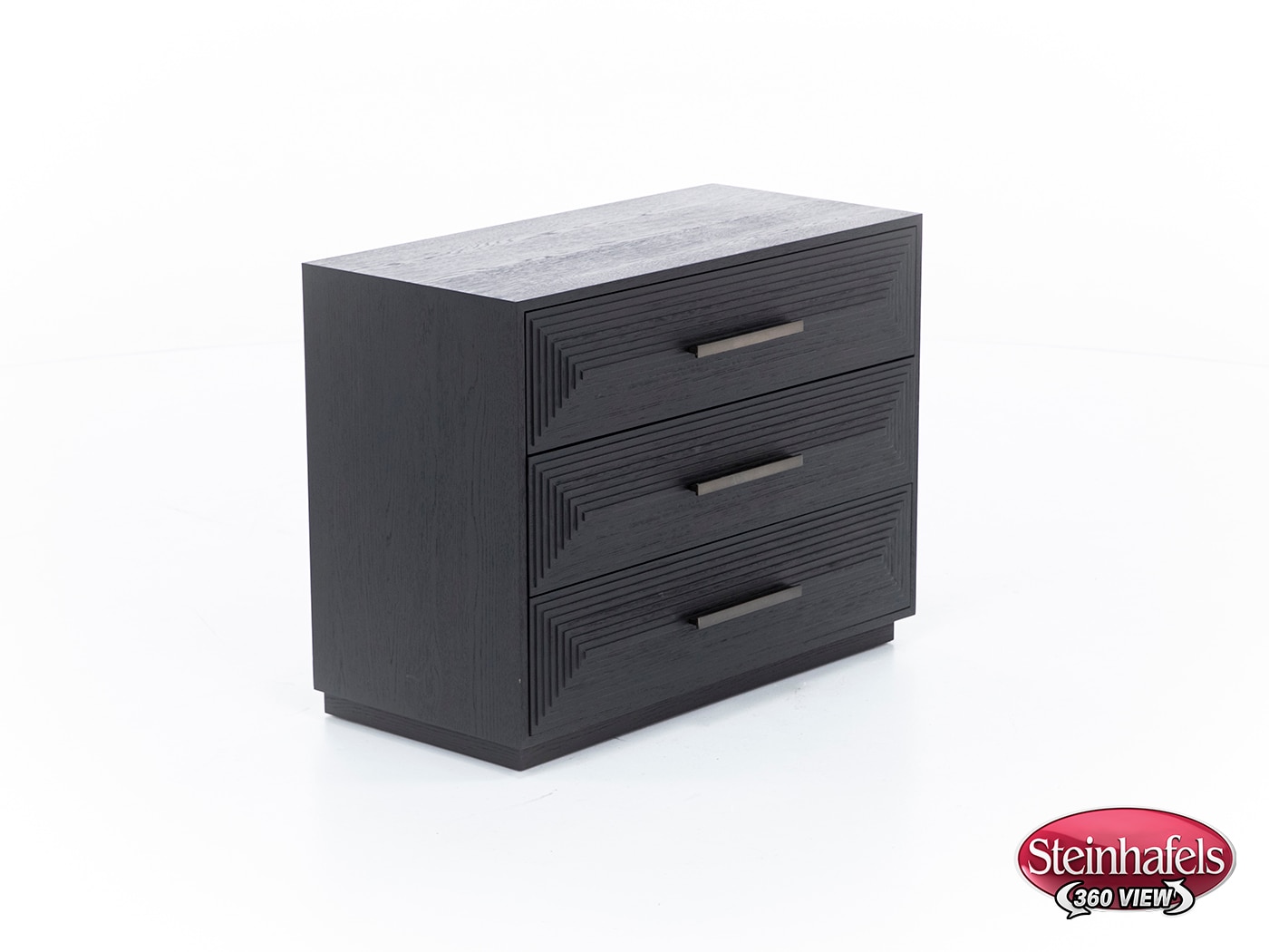 universal furniture black three drawer  image   