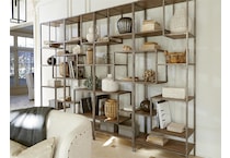 universal furniture brown bookcase etergere   