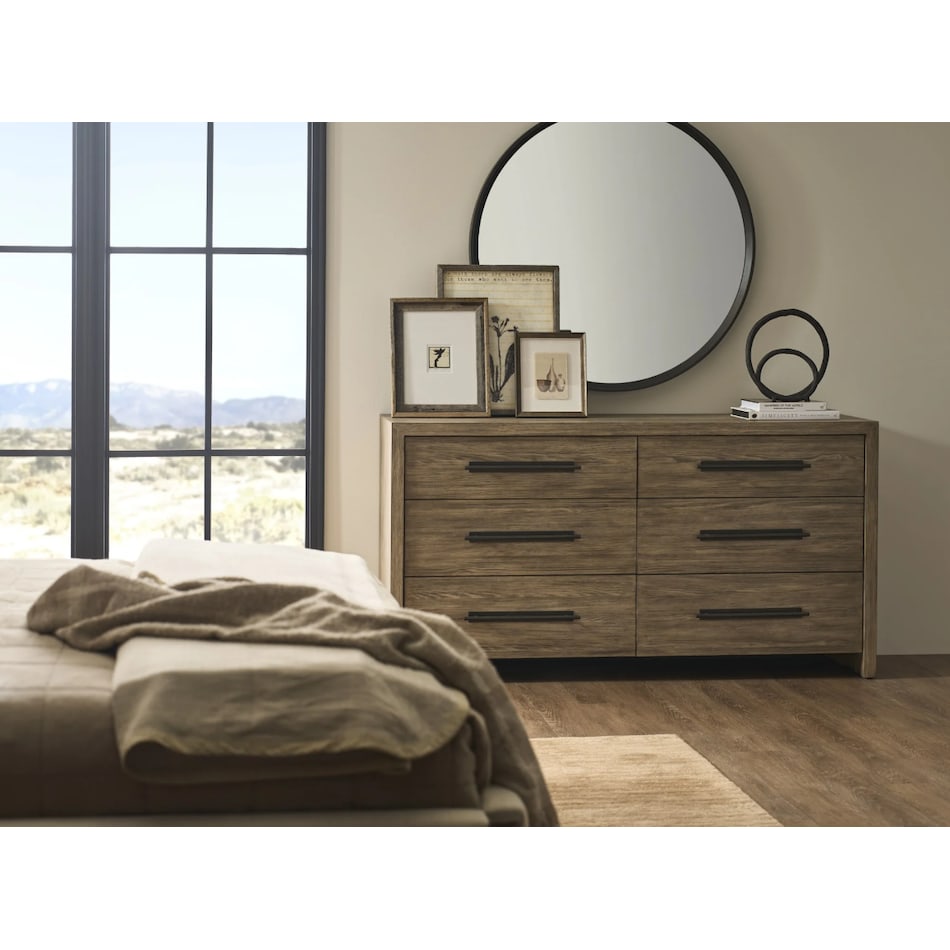 universal furniture brown mirror   