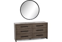 universal furniture brown mirror   