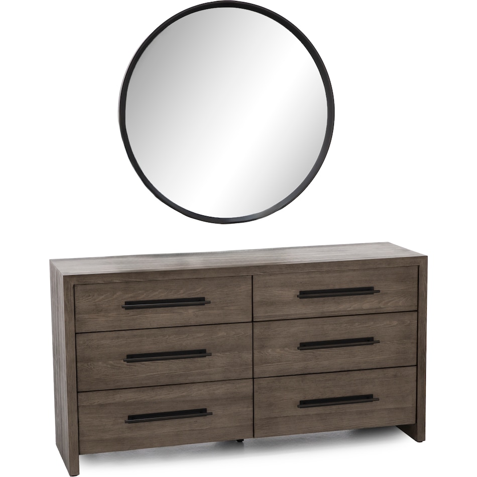 universal furniture brown mirror   