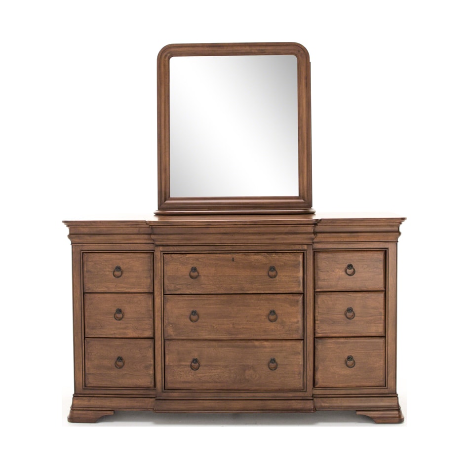 universal furniture brown mirror   