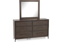 universal furniture brown mirror   
