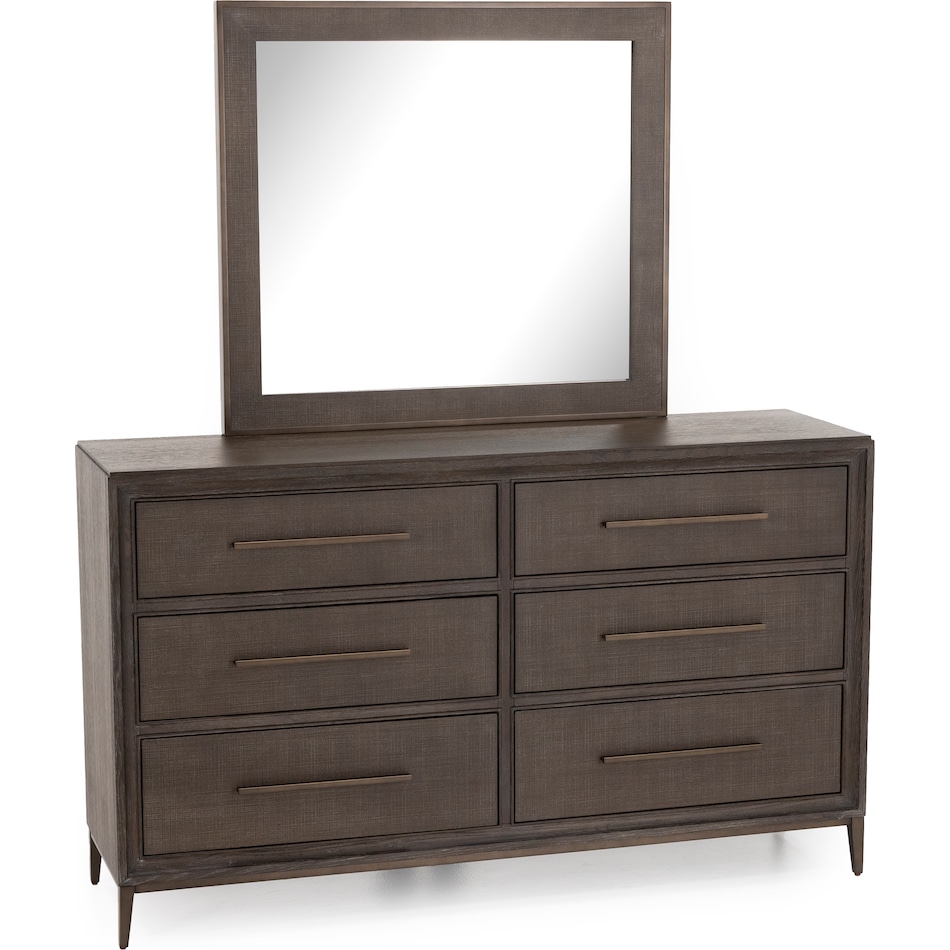universal furniture brown mirror   
