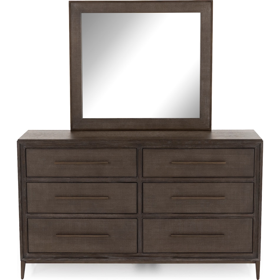 universal furniture brown mirror   