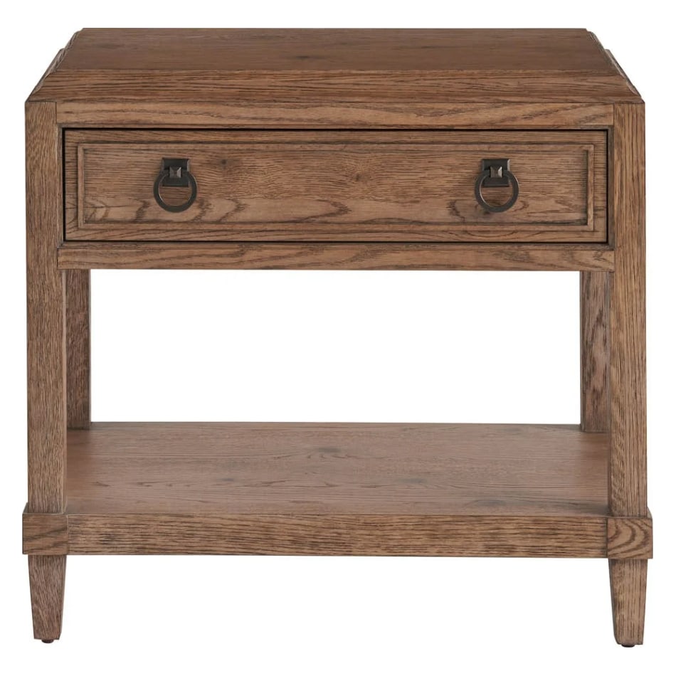 universal furniture brown single drawer   