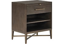universal furniture brown single drawer   