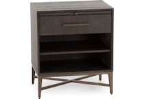 universal furniture brown single drawer   
