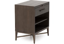 universal furniture brown single drawer   