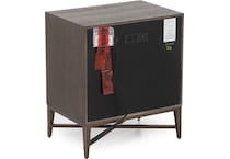 universal furniture brown single drawer   