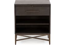 universal furniture brown single drawer   