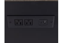 universal furniture brown single drawer   