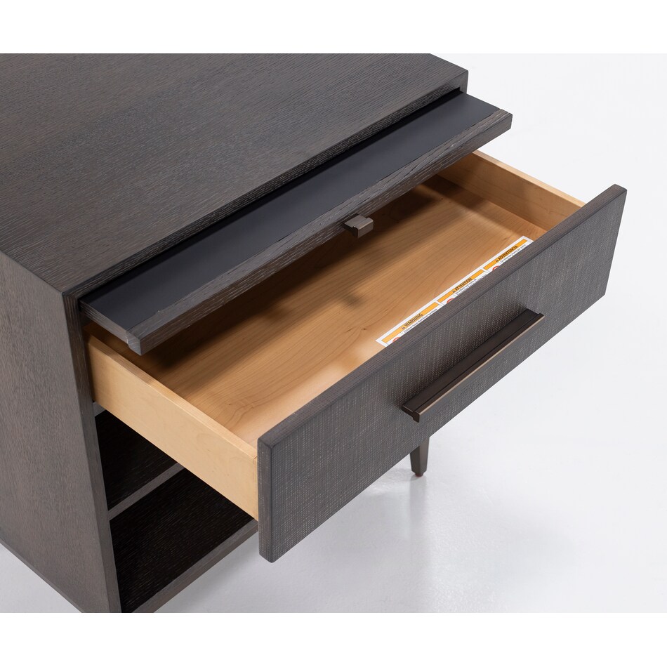 universal furniture brown single drawer   