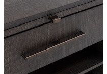 universal furniture brown single drawer   
