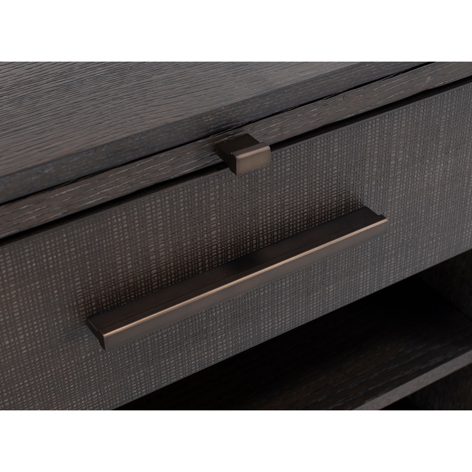 universal furniture brown single drawer   