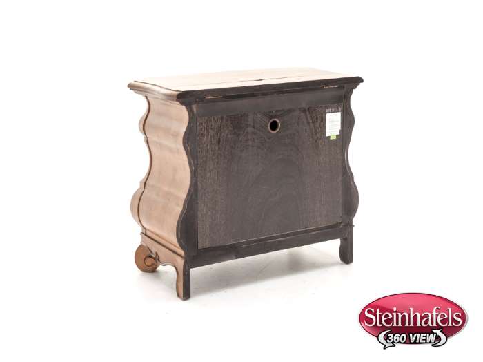 universal furniture brown three drawer  image   