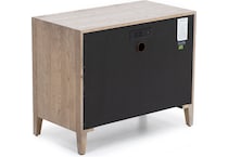 universal furniture brown three drawer   