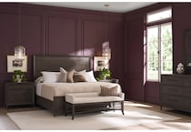 universal furniture brown three drawer   