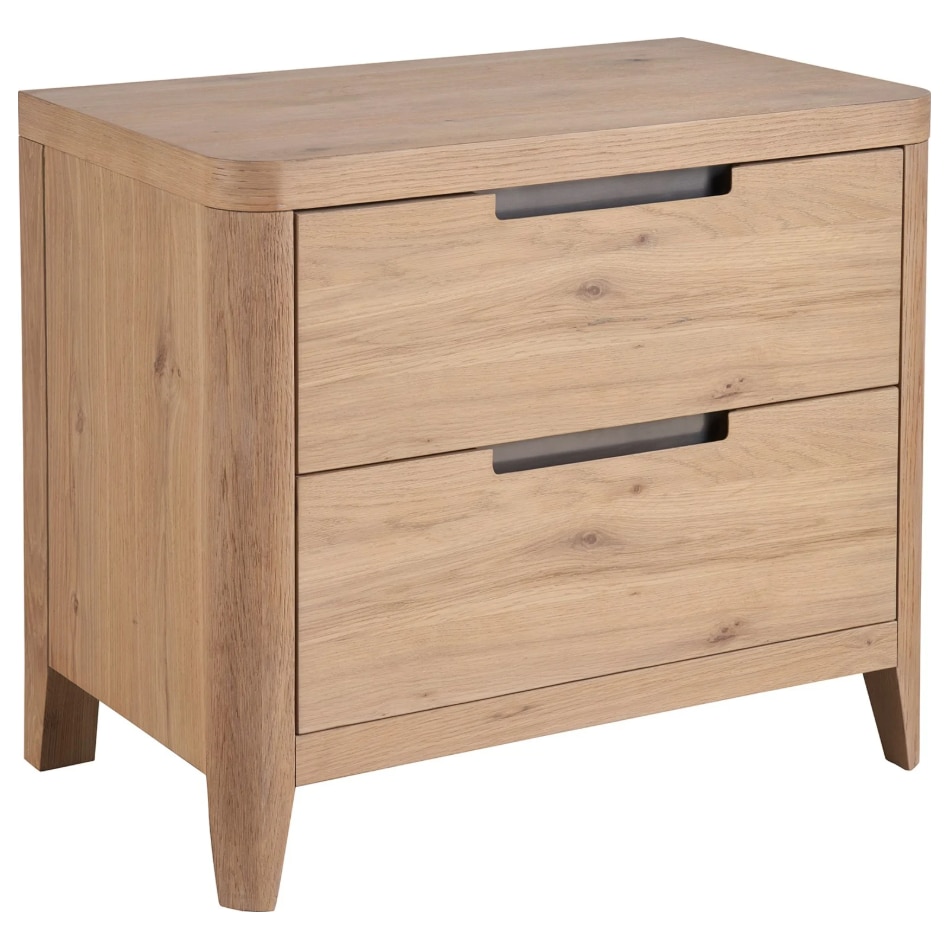 universal furniture brown two drawer   