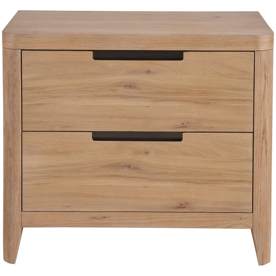universal furniture brown two drawer   