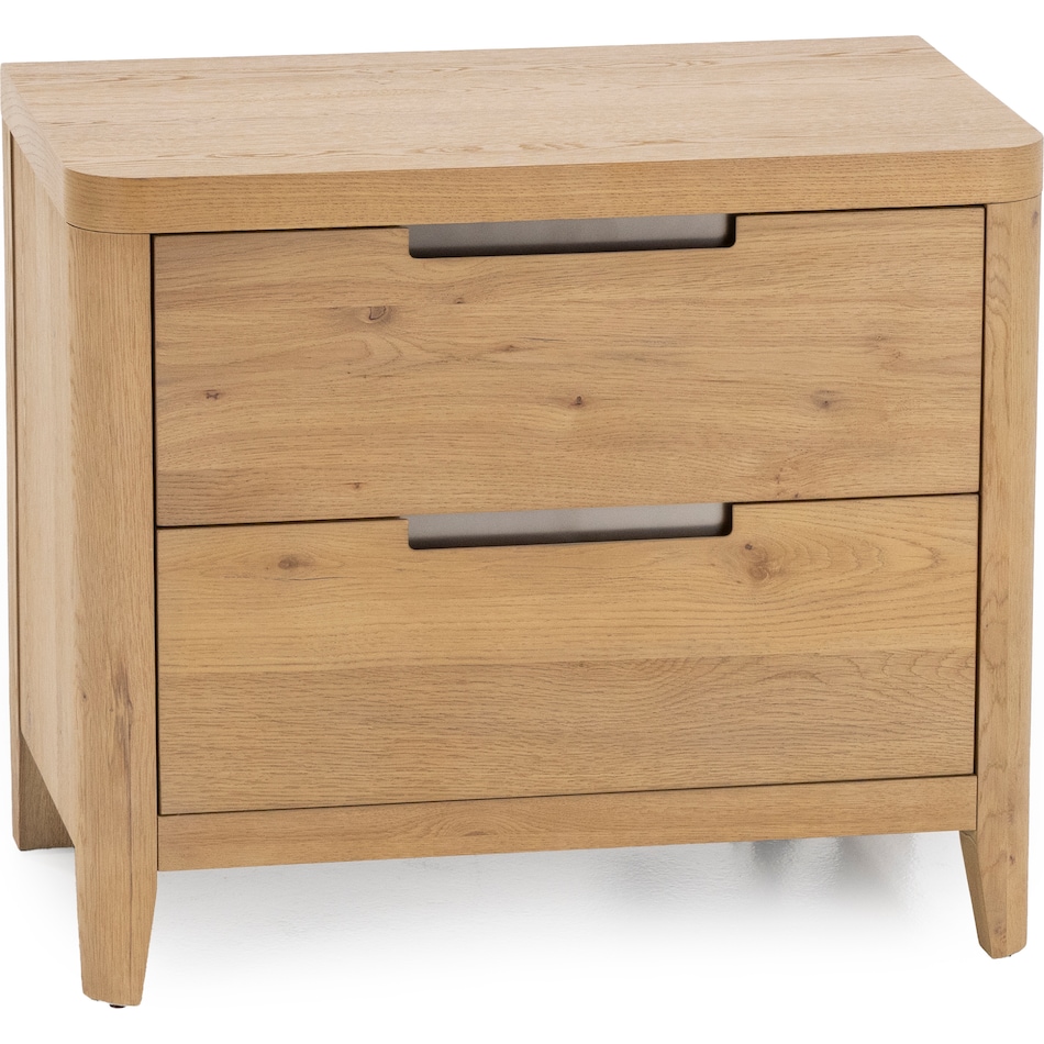 universal furniture brown two drawer   