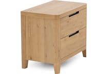 universal furniture brown two drawer   
