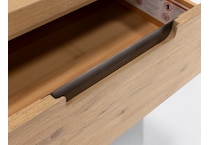 universal furniture brown two drawer   