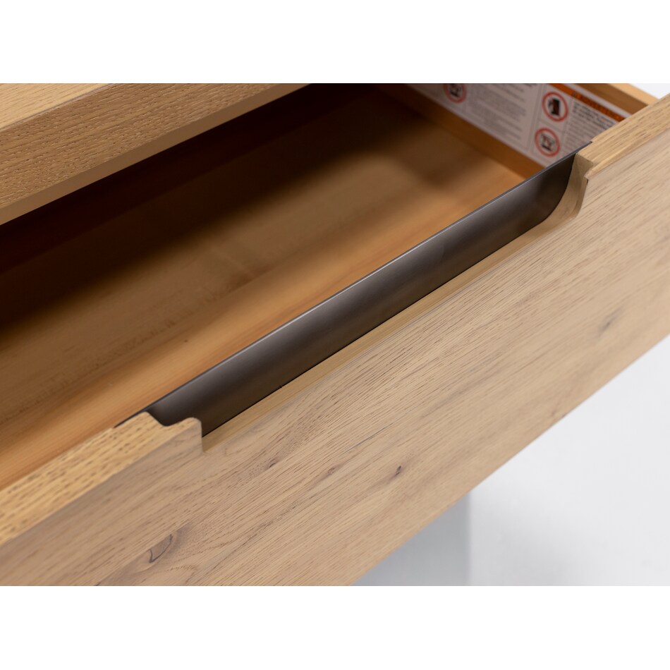 universal furniture brown two drawer   