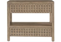 universal furniture brown two drawer   