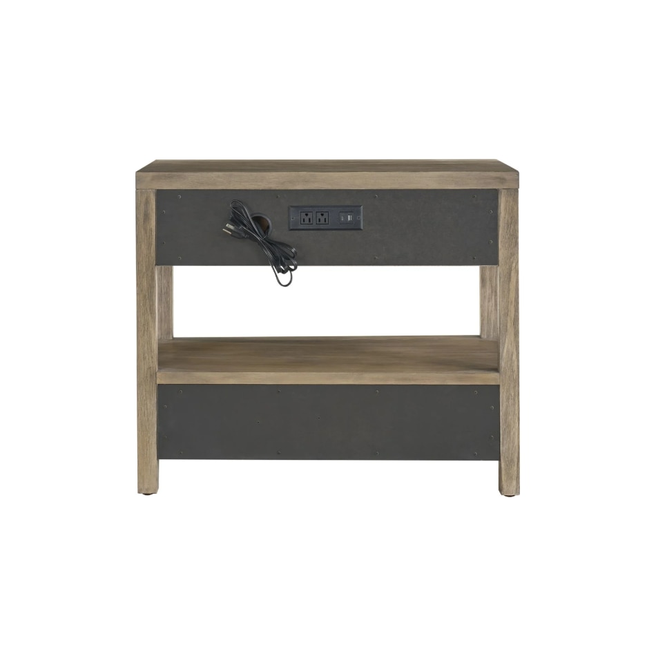 universal furniture brown two drawer   