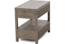 universal furniture brown two drawer   
