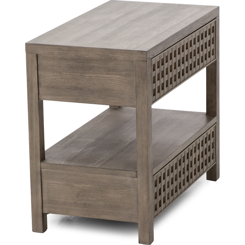 universal furniture brown two drawer   