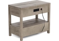 universal furniture brown two drawer   