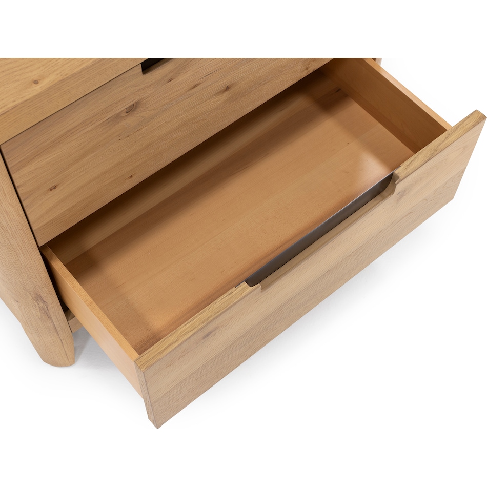 universal furniture brown two drawer   