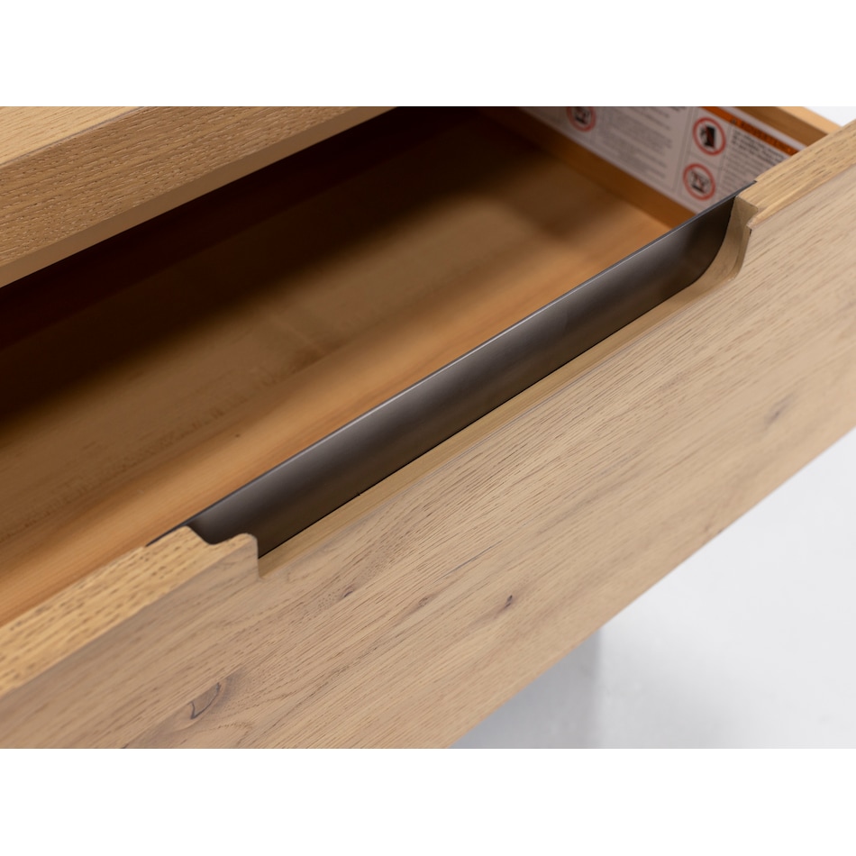 universal furniture brown two drawer   