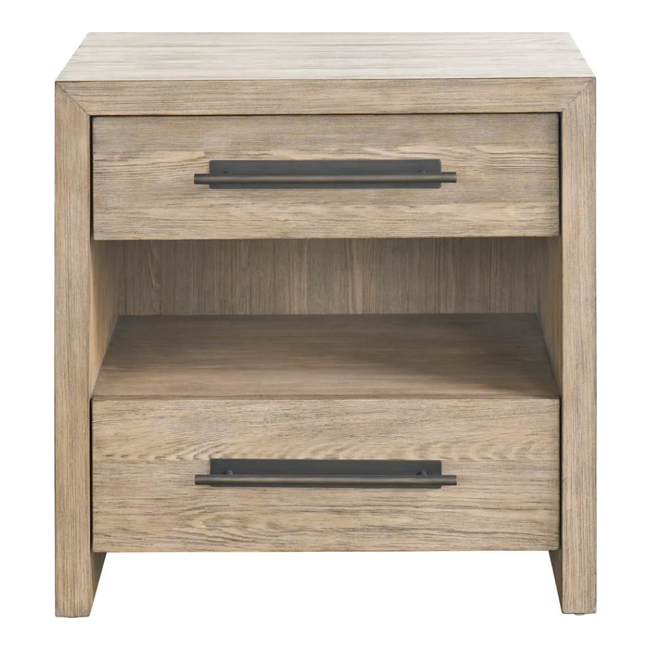 universal furniture brown two drawer   