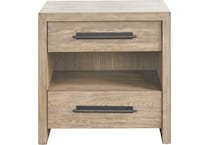 universal furniture brown two drawer   