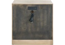 universal furniture brown two drawer   