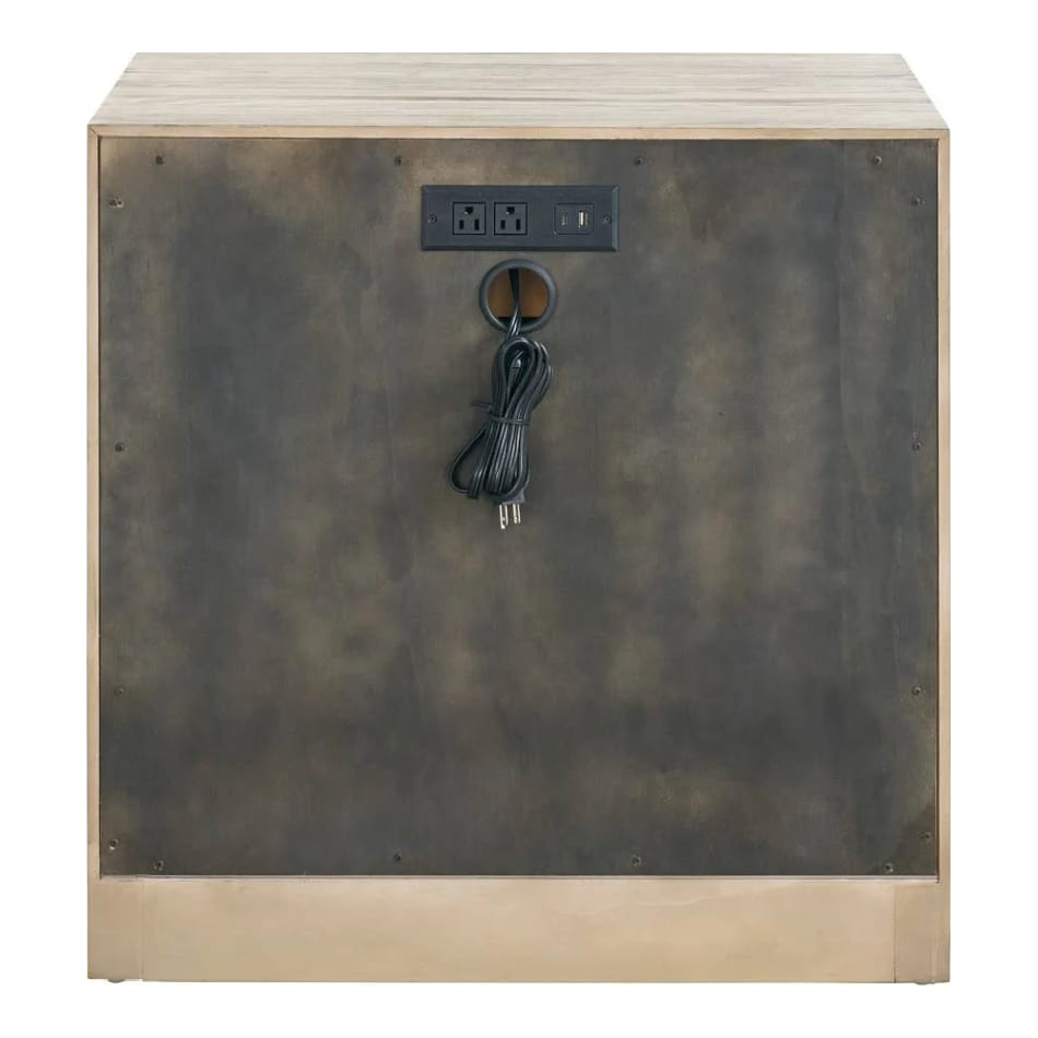 universal furniture brown two drawer   