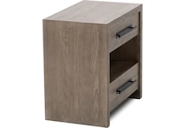 universal furniture brown two drawer   
