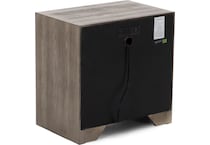 universal furniture brown two drawer   
