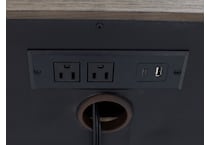 universal furniture brown two drawer   