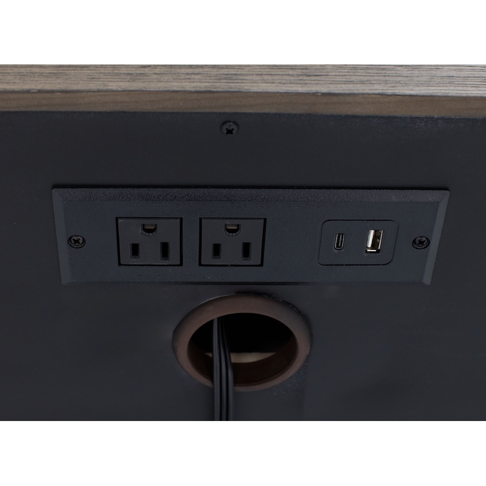universal furniture brown two drawer   