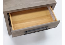 universal furniture brown two drawer   