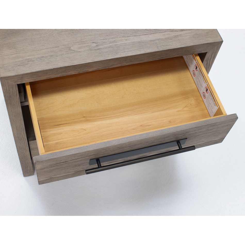 universal furniture brown two drawer   